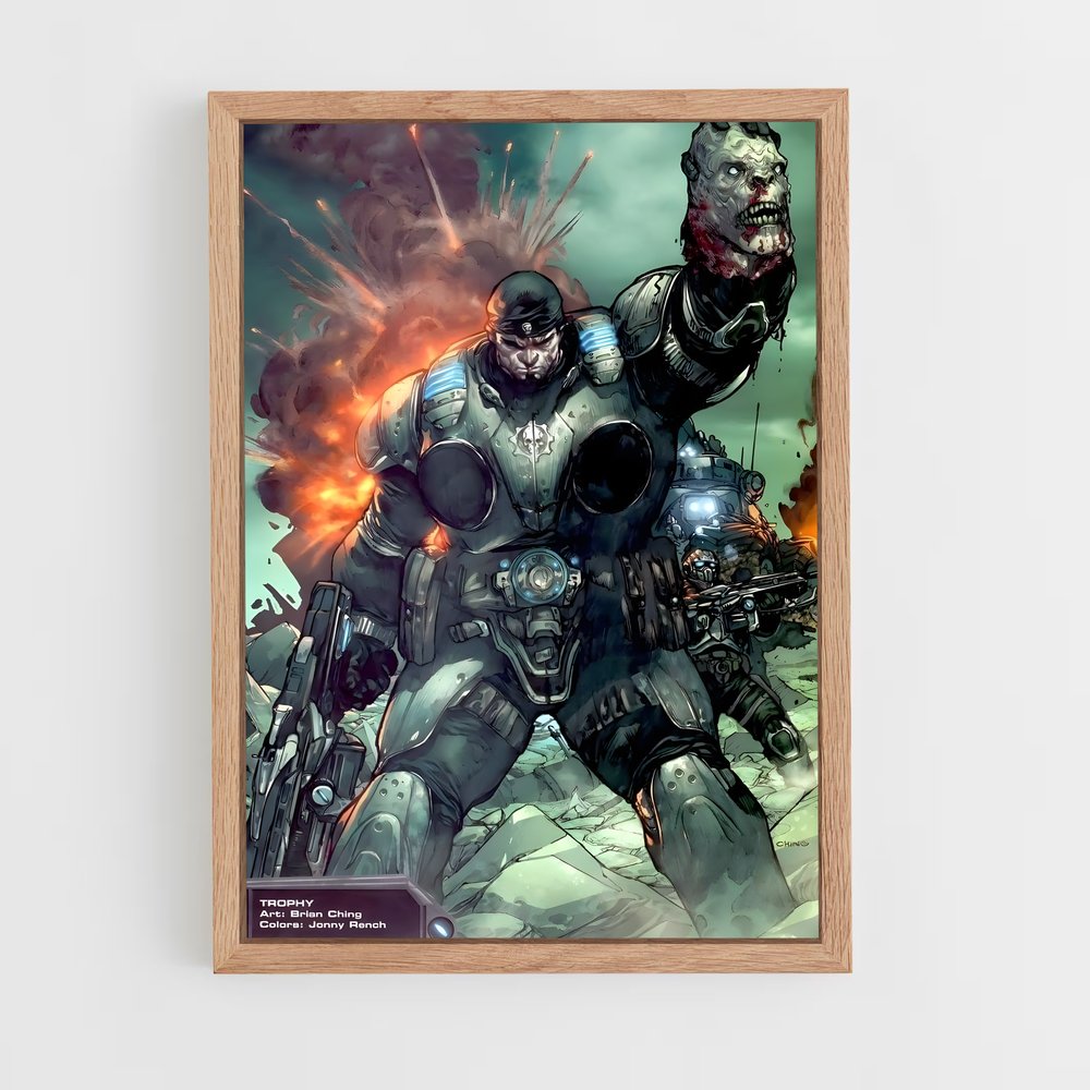 Poster Gears of Valor – affiche Gears of war (vue 4)